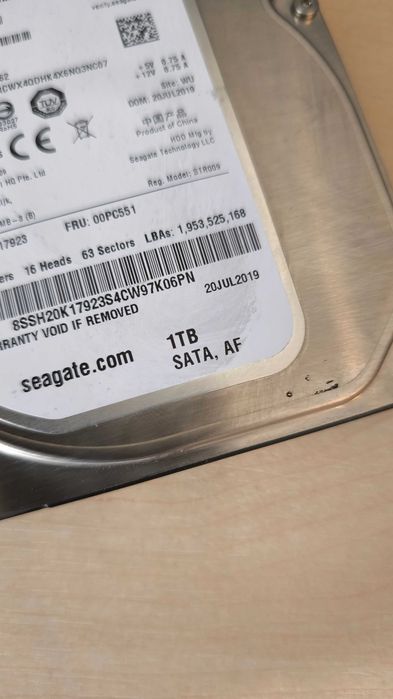 Жесткий диск Seagate 1 tb