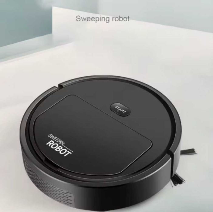 Интелигентна прахосмукачка робот 3в1 две четки и моп