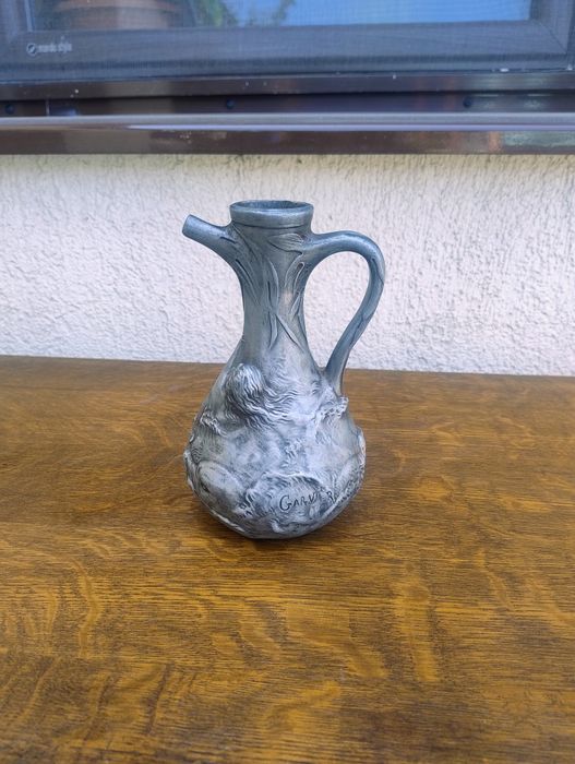 De vânzare carafa/vaza veche Art Nouveau semnata Gravier