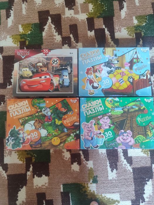 Игра развивашка и пазлы крупные детали