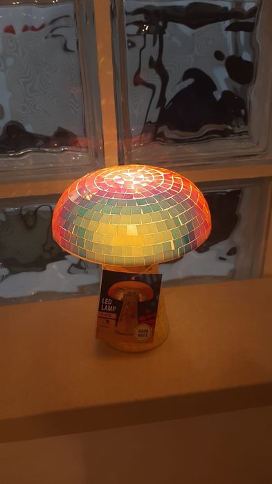 Lampa Disco Ciupercuță cu Led și Reflexii