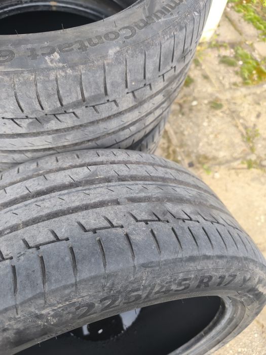 Летни гуми континентален 225/45/17 4бр за 60евро