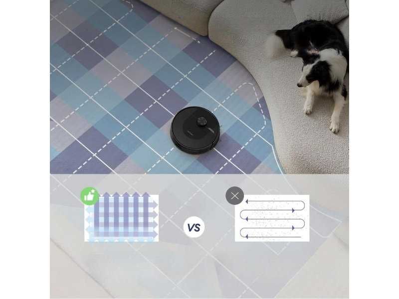 Робот Прахосмукачка с LiDAR и Мобилно Управление Ultenic D10