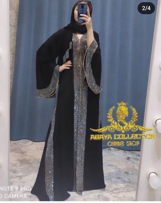 дубай абая с камушками