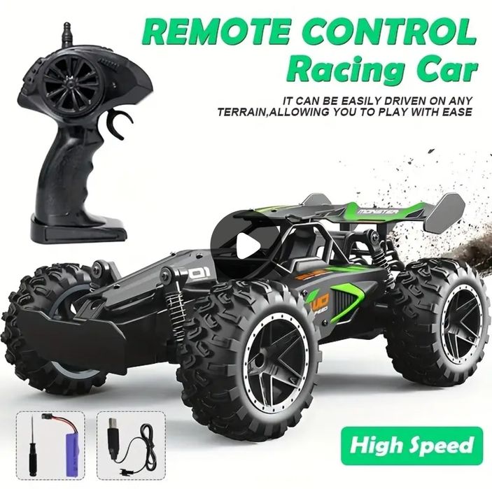 Masina cu Telecomandă si acumulator 15km viteză, 23cm Noua