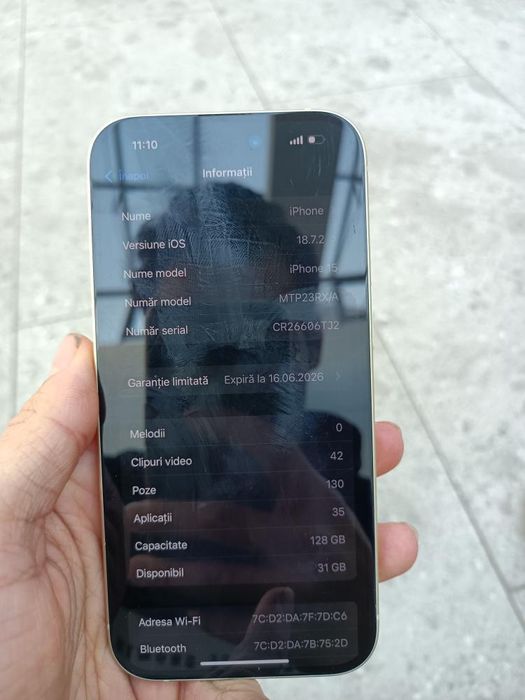 Vând Iphone 15 impecabil