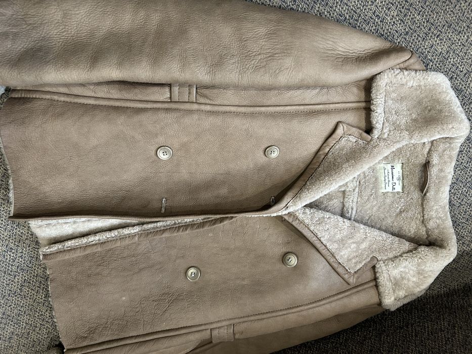Дубленка massimo dutti xs 40р овчина