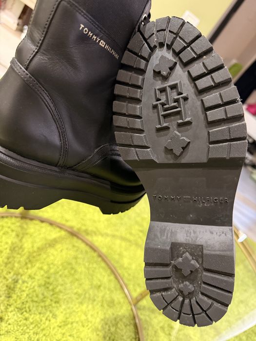 Ghete piele Tommy Hilfiger