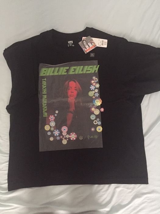 Tricou Uniqlo x Takashi Murakami x Billi Eilish