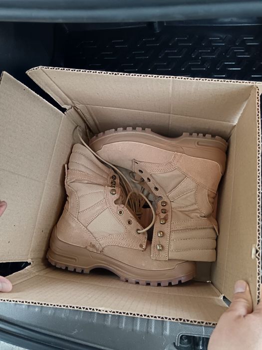 Берцы военный бежевые