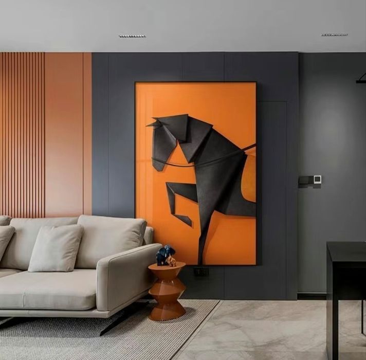 Картинка оранжевый лошадь