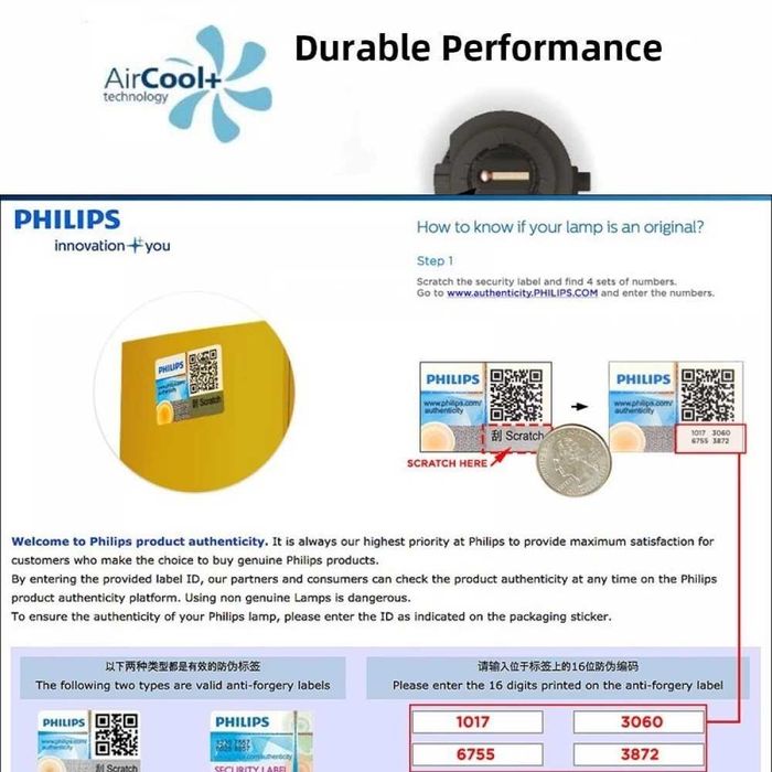 LED Крушки Philips, H11, 50W, 4500lm, 6300K, с Can-Bus технология