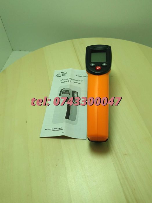 termometru temperatura celsius ir infrarosu digital laser 50 360