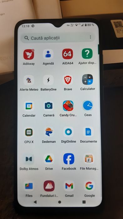 Motorola E22 albastru.