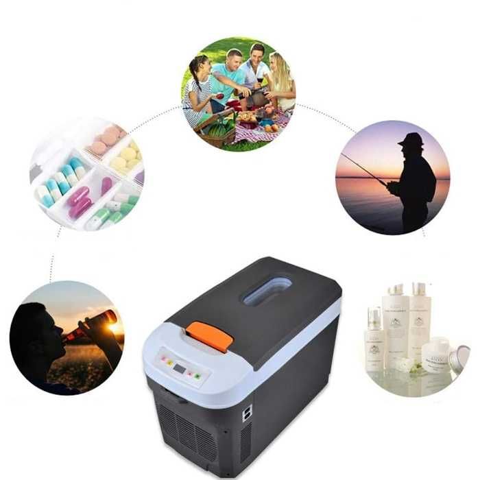 Хладилна кутия 25L 12V/24V/220V Охлаждане до -5°C и отопление до 68°C