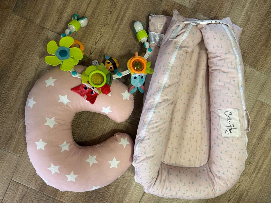 Гнездо Cotton Hug, възглавница за кърмене