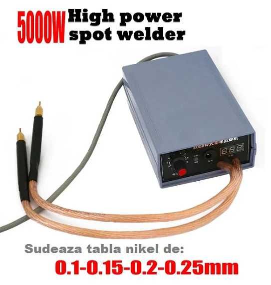 Aparat sudura in puncte pentru acumulatori Li-Ion Ni-Mh Ni-Cd!