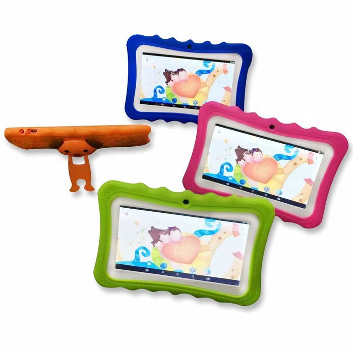 Tableta educationala pentru copii, 7 inch, 32GB memorie, albastra