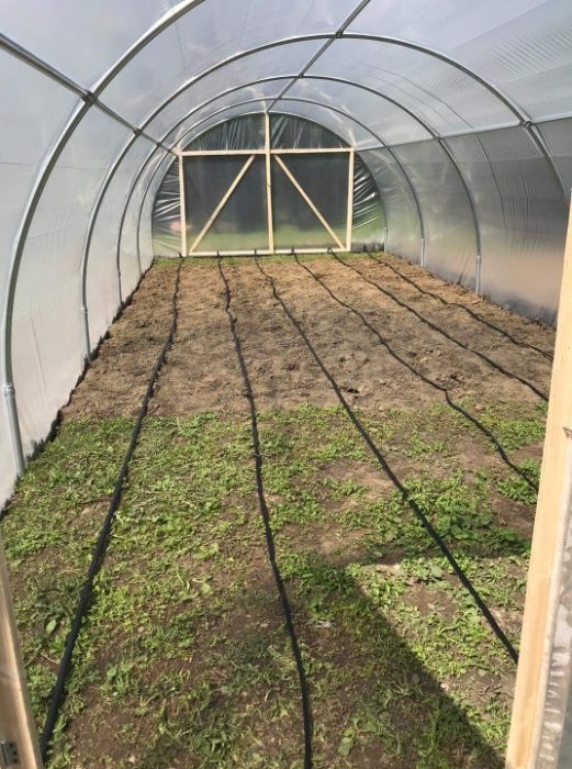 Solarii pt. gradina legume si flori 8x4x2.5m. Fara sudura.