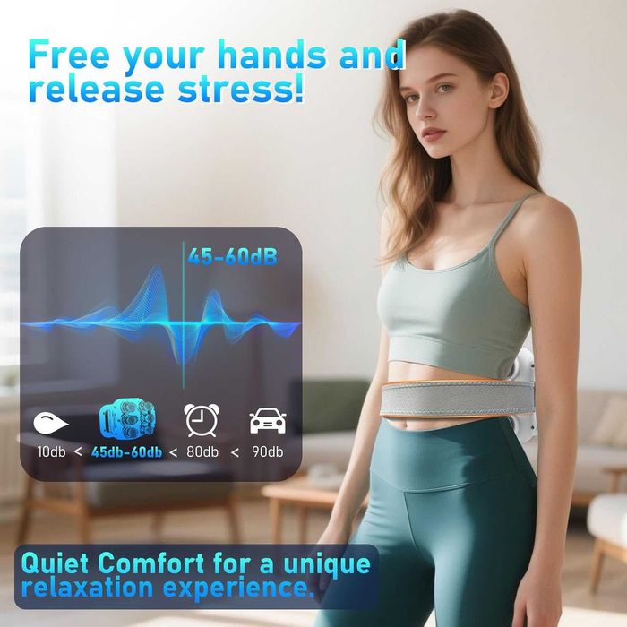 rollingsurfer 6-главов масажен пистолет, електрически масажни пистолети с 3 комплекта масажни глави