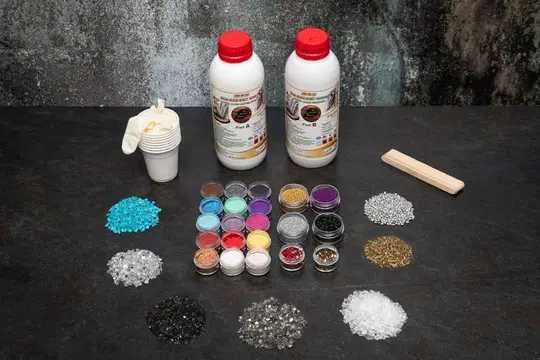 Сет от епоксидна смола и оцветители