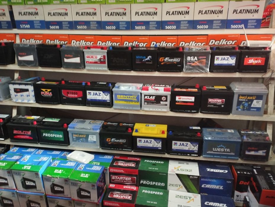 Hamma turdagi avtomabillar uchun akkumulyator bor