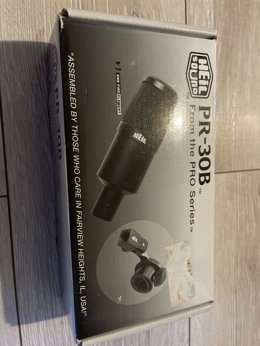 Microfon PR-30B negru