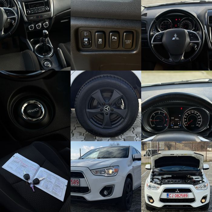 * Vând Mitsubishi ASX * 1.8 DI-D * 4x4 , 2x4  * Carte service* EURO 5*