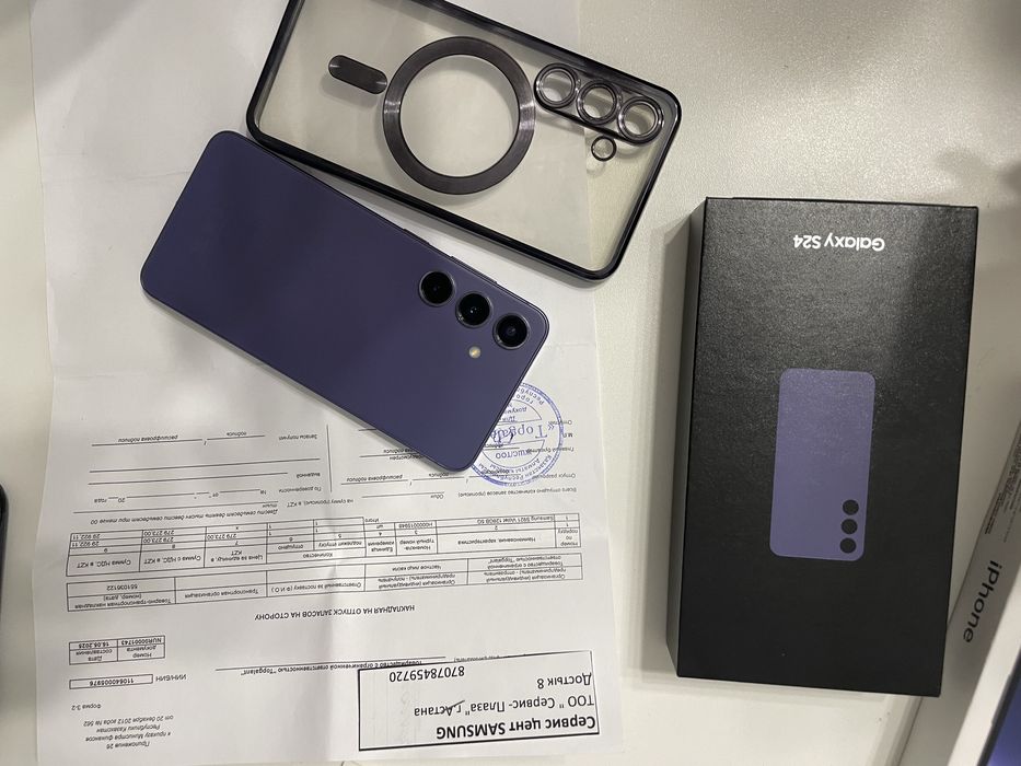 Samsung Galaxy S24 (Exynos) 128гб идеал +фулл кп