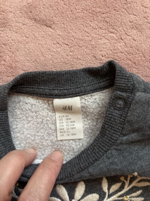 Bluza molton H&M marimea 86