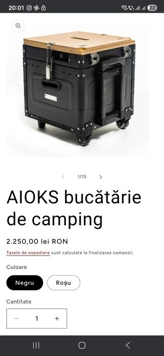 Vand AIOKS bucătărie de camping - noua, nefolosita