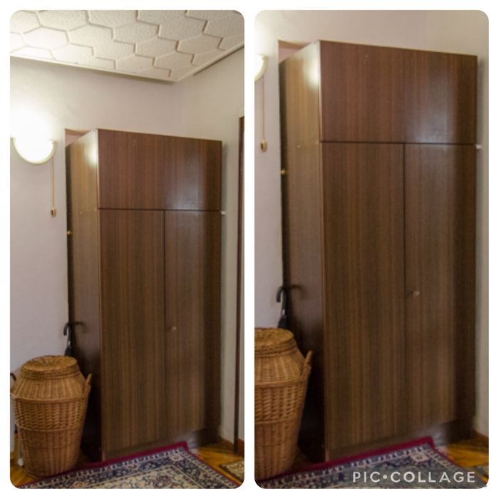 легла шкафчета и тоалетка, гардероб