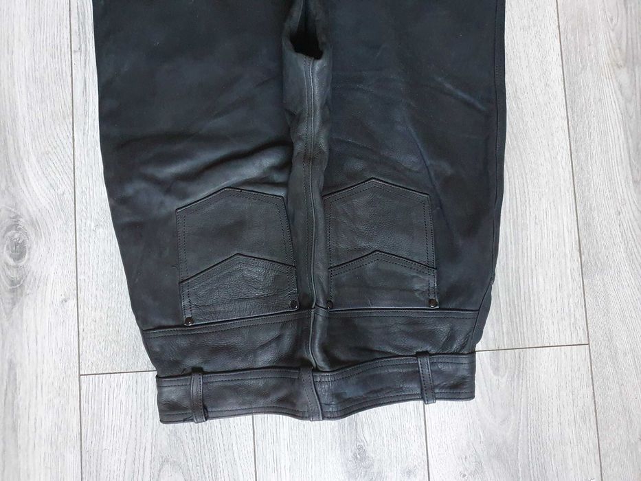 Pantaloni de piele Genuine Leather - Marimea L - 42 (Talie 74 cm)