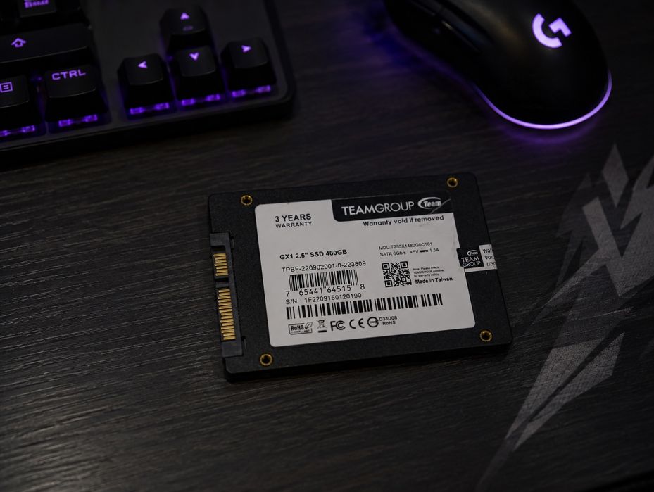 SSD Team Group GX1 480GB + SATA кабель