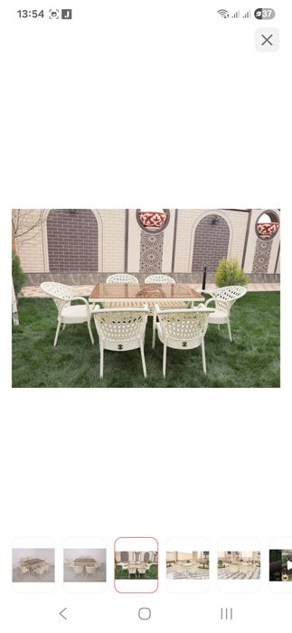 Продам стол с креслами