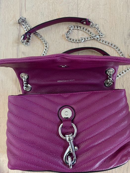 Кожена чанта Rebecca Minkoff