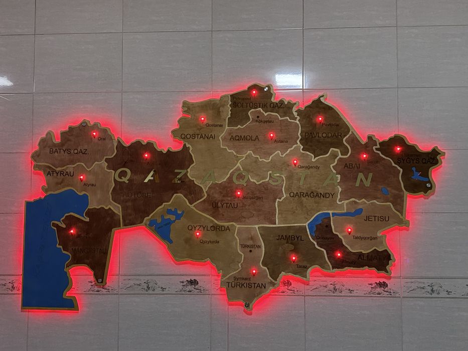 Карта Казахстана