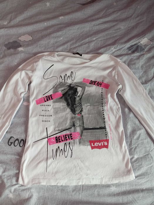 Бяла блуза Levi's