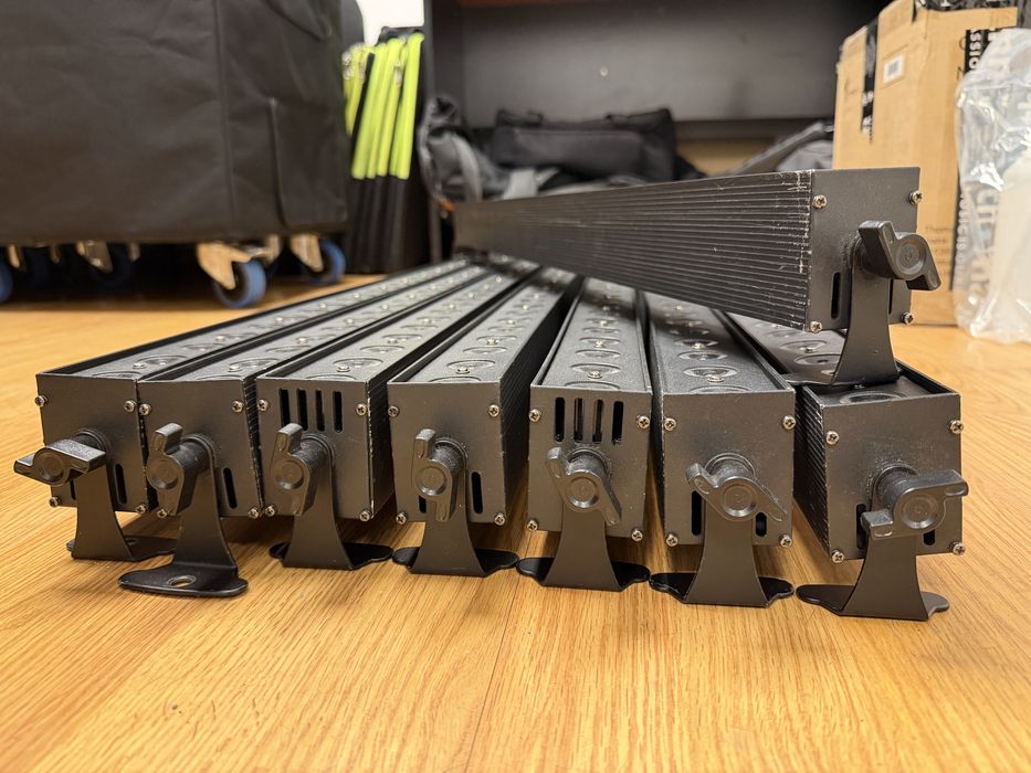 Set 8 bare LED RGB X-Craft KT-401, DMX, DJ / scenă