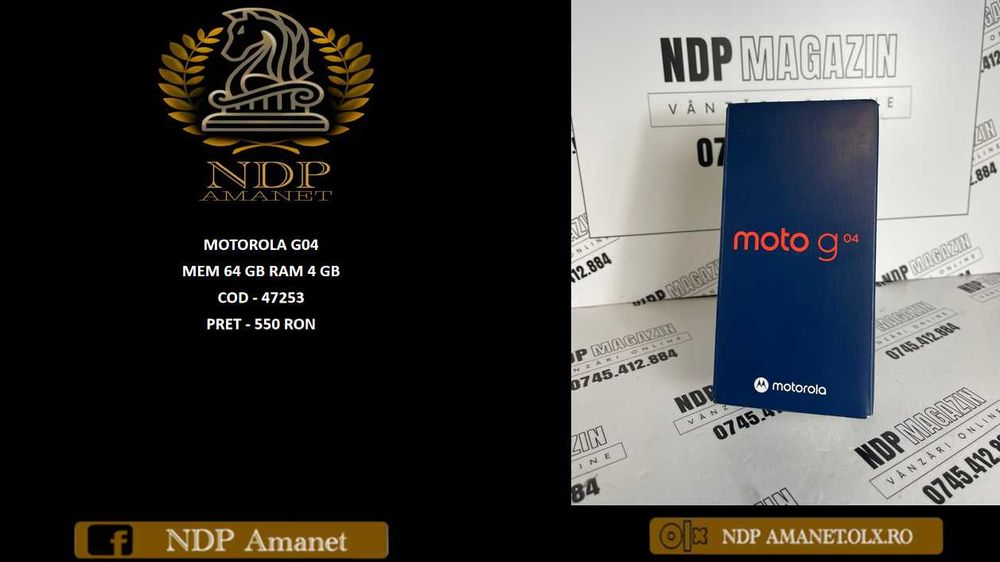 NDP Amanet NON-STOP Bld. Iuliu Maniu 69 MOTOROLA G04 (47253)