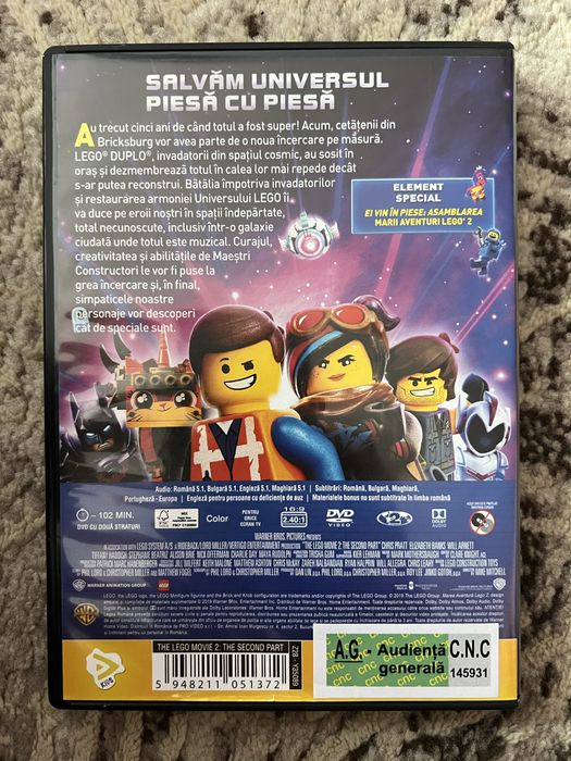 Film animat Lego Marea Aventura in limba romana