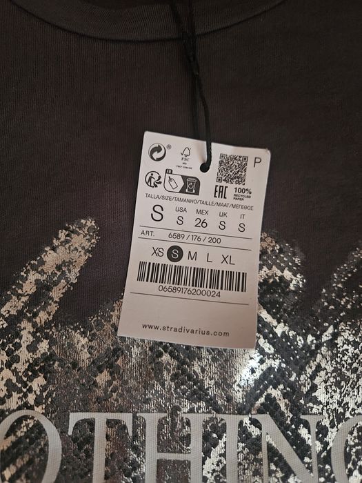 Tricou gri - femei Stradivarius - marimea S/36