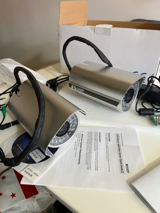 Set 2 camere video supraveghere KGuard + controller