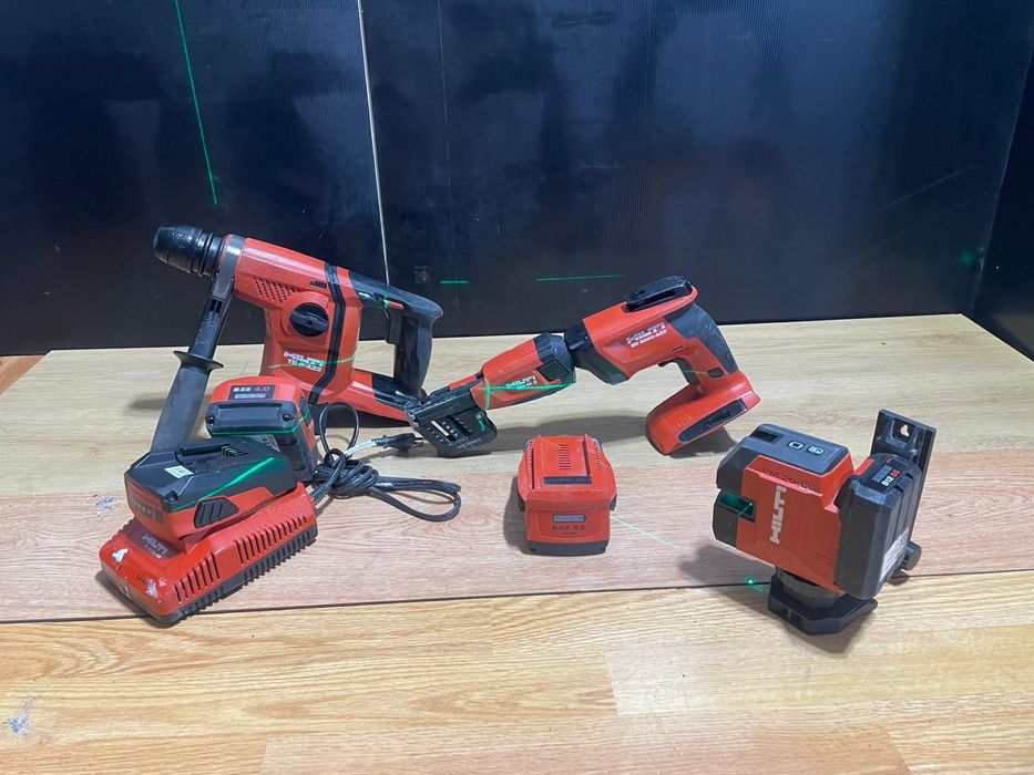 Hilti te 6 + sd5000+ laser set rigips