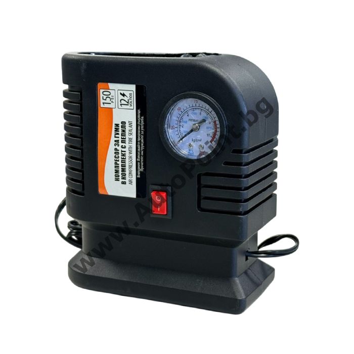 Компресор за спукани гуми с лепило пяна 12V