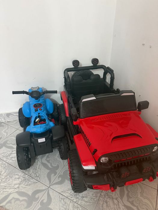 Masina jeep +Atv copii