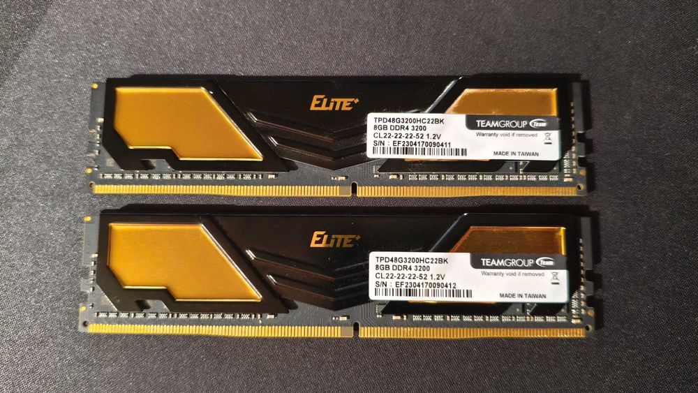 Памет 2х8GB DDR4 3200 Team Group Elite Plus - TPD48G3200HC2201