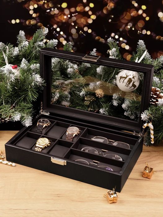 Шкатулка для часов очков украшений кейс подарочная