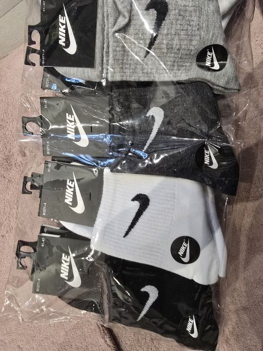 Ciorapi bumbac  Nike , Jordam  set 6 perechi noi la cutie