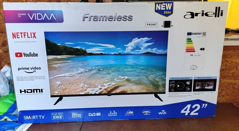 Смарт телевизор Arielli 42" чисто нов